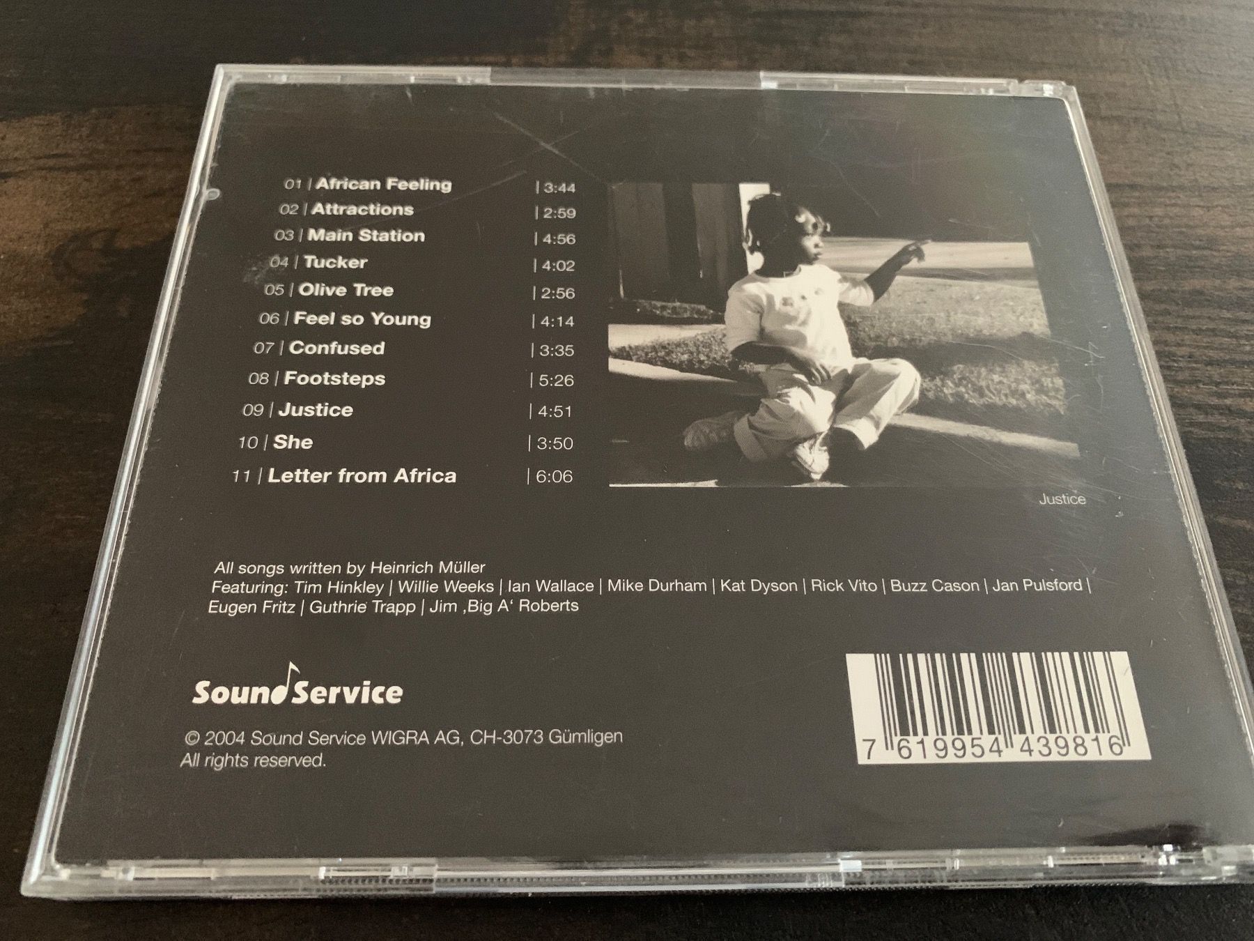 CD: Heinrich Müller - Footsteps (2004) – Usato da Dübendorf venduto da Shreck 1