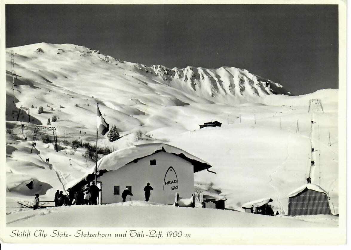Ansichtskarten: Skilift Alp Stätz – Gebraucht aus Hochdorf von Ziegel-16