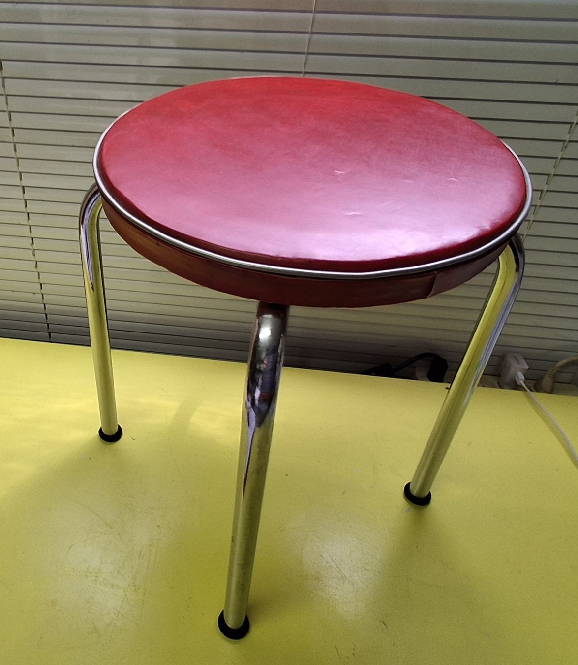 Sgabelli: Hocker, Vintage, Beine verchromt – Usato da zofingen venduto da Blume14 2
