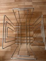 Ordnungshelfer! Zeitungsständer/Ablage aus Chromstahl