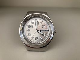 SWATCH Irony Day/Date, Quarz, stark leuchtend läuft perfekt