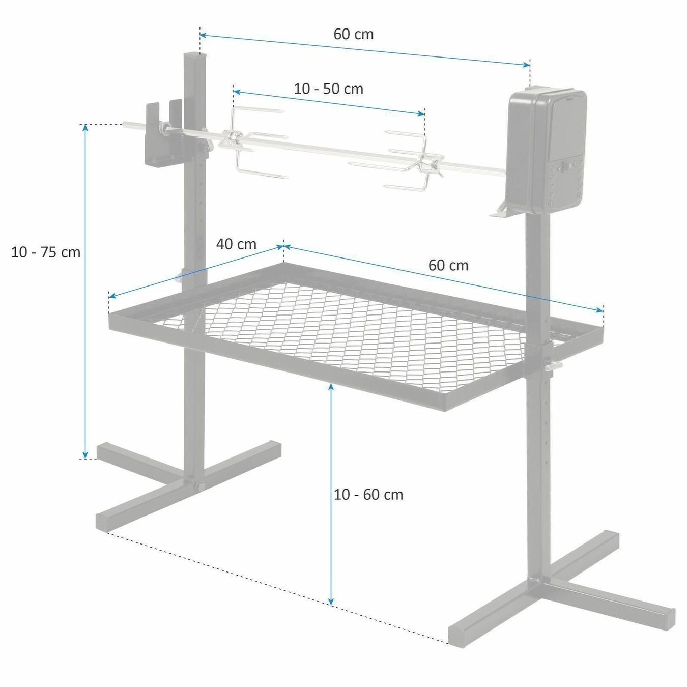 Grills: BBQ-Toro SPS5 Mobiles Grillspieß Set – Neu und originalverpackt aus Bottighofen von zaap 1