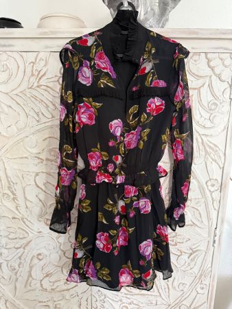 Pinko Kleid mit Rosenmuster, Grösse S, Sommerlich! ...