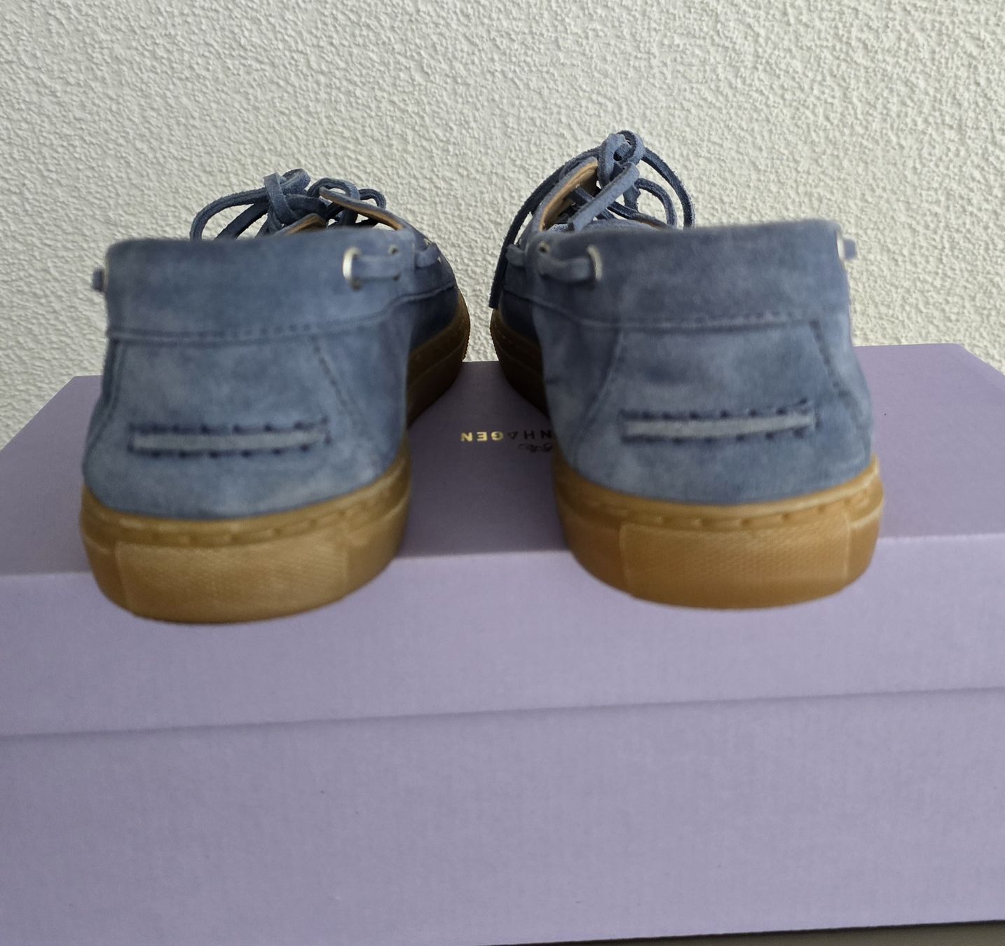 Copenhagen Scarpe da donna: Loafer Copenhagen 37 blau Wildleder – Nuovo e nell'imballaggio originale da Untereggen venduto da cla_kb2w 2