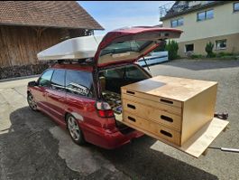 Campingküche, Campingauszug