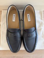 Bally Loafers Black Calf Leather Size EU 41 - Swiss Made