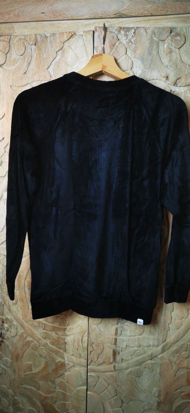 Puma Pullover & Sweatshirts: Schwarzer Puma Samt Pullover / Sweatshirt / Velvet - XS – Gebraucht aus Wettingen von JasminL92-2 3