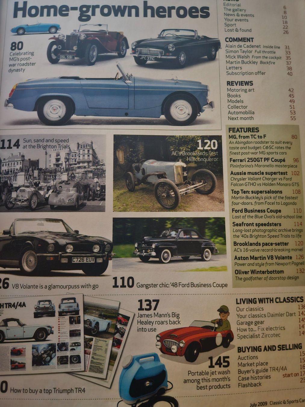 Aston Martin Sonstiges Fahrzeugzubehör: Sportscar 7/09 MG Ferrari 250 Ford Falcon Monaro Valiant xx – Gebraucht aus Flawil von sr1_f6st 1