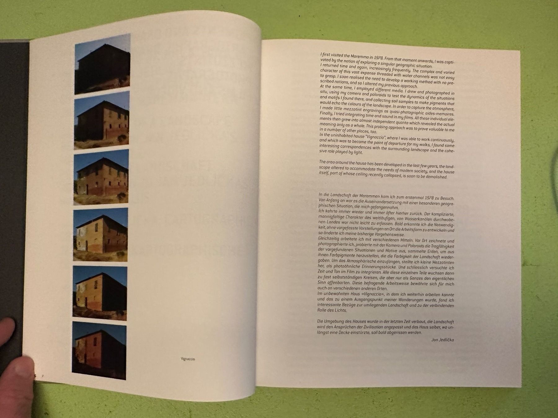 Bücher: Jan Jedlicka: Maremma 1980–2001 – Gebraucht aus Zürich von allp 3