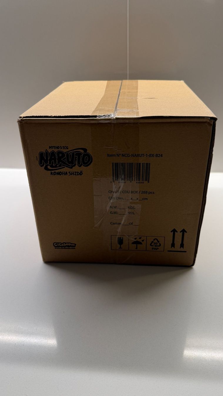 Bandai Sammelbilder & Trading cards: Naruto Mythos TCG 1. Edition Display Case – Neu und originalverpackt aus Meggen von seller658 2