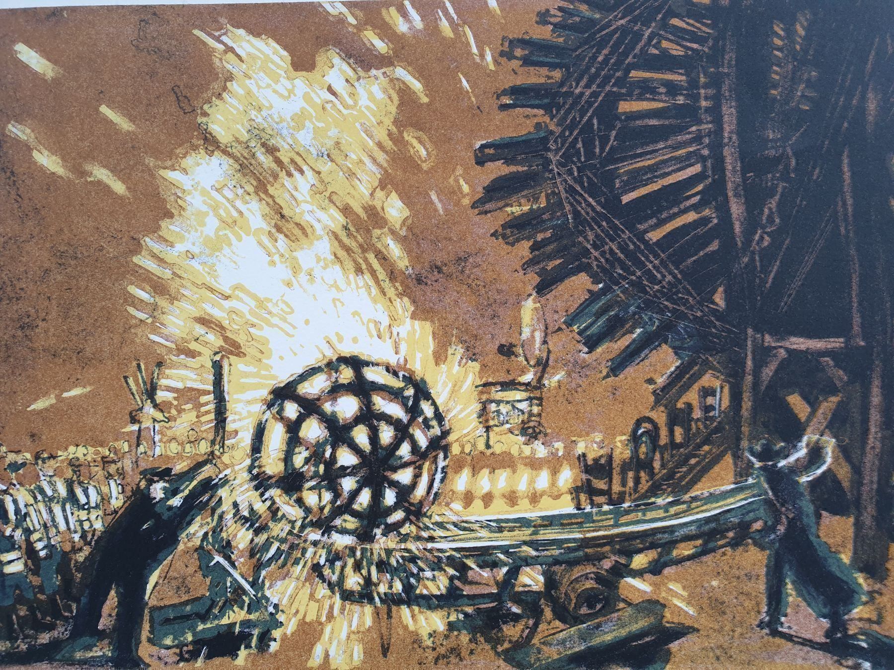 Grafiken & Lithographien: Lithographie/ Bernhard Luginbühl – Gebraucht aus Zürich von B-Rock 2