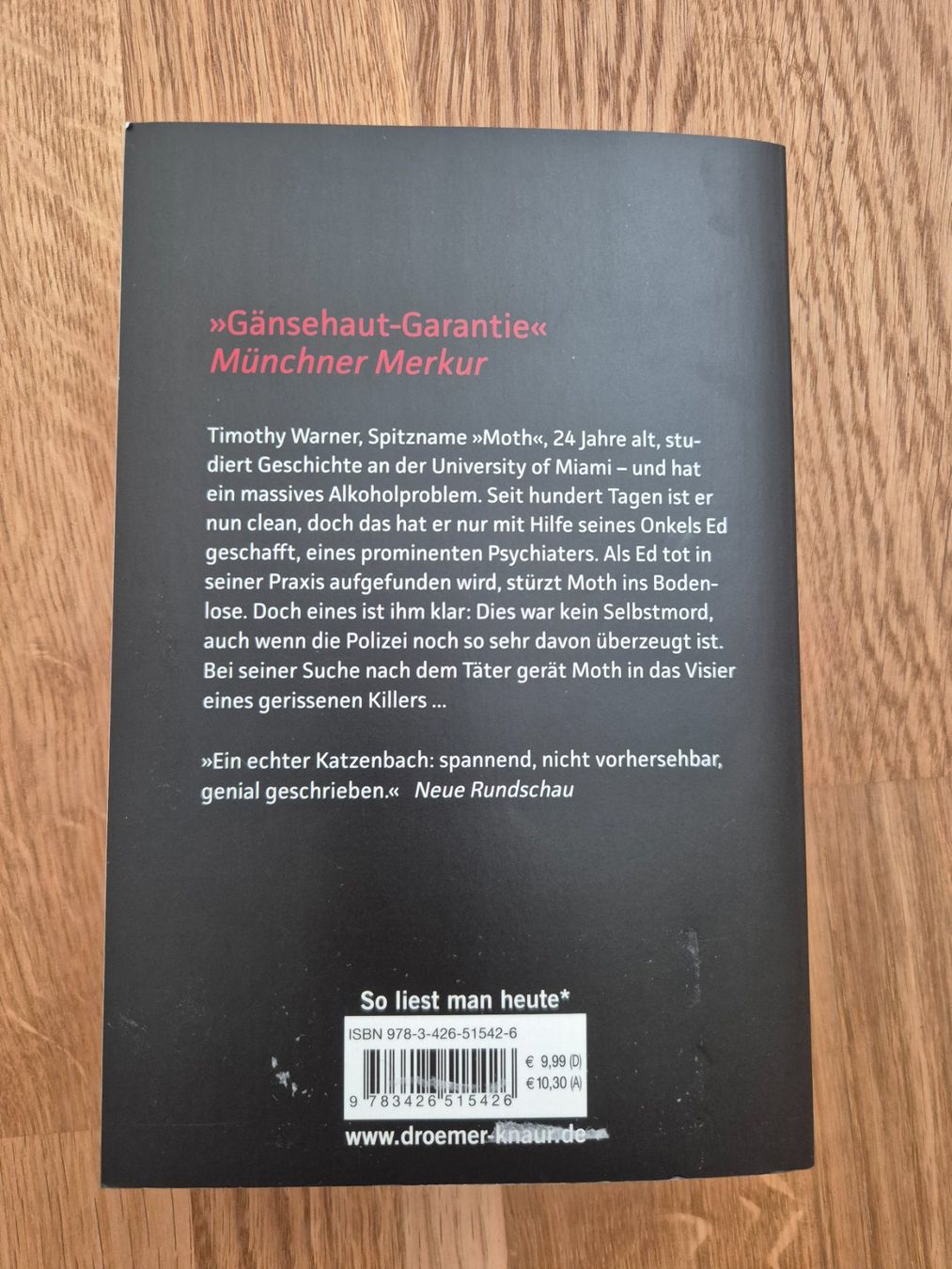 Libri: Buch "Der Psychiater" John Katzenbach, Psychothriller - NEU – Nuovo (secondo la descrizione) da Altdorf UR venduto da ari_9zmq 3