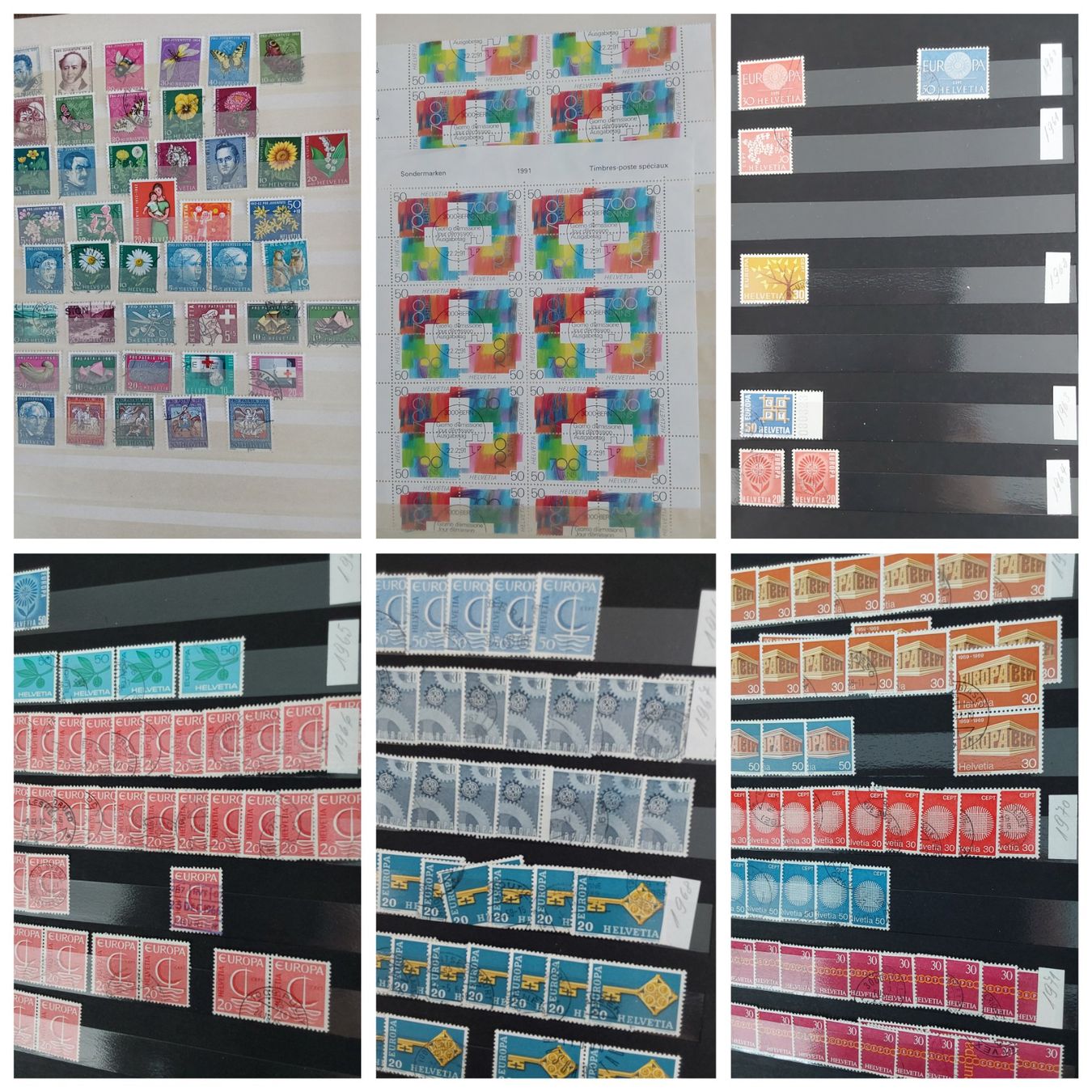 Alle Briefmarken: 4 Stk. CH Briefmarken-/Dublettenalben – Gebraucht aus Münchwilen AG von Nesar 3