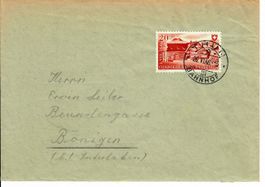 Brief, Thun Bahnhof 1946