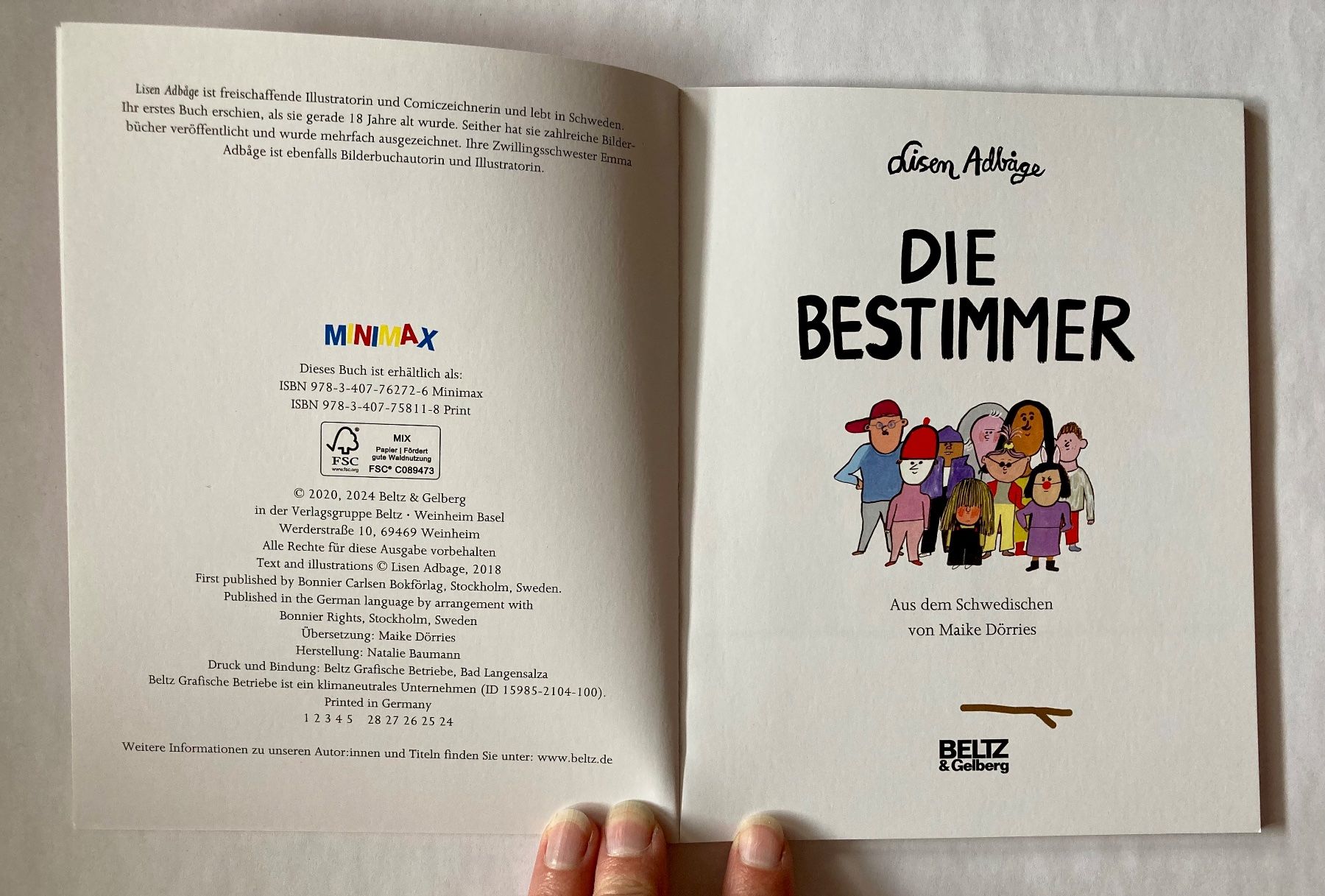 Libri: Die Bestimmer - Lisen Adbage – Nuovo (secondo la descrizione) da Bubendorf venduto da Alpenheidi 2