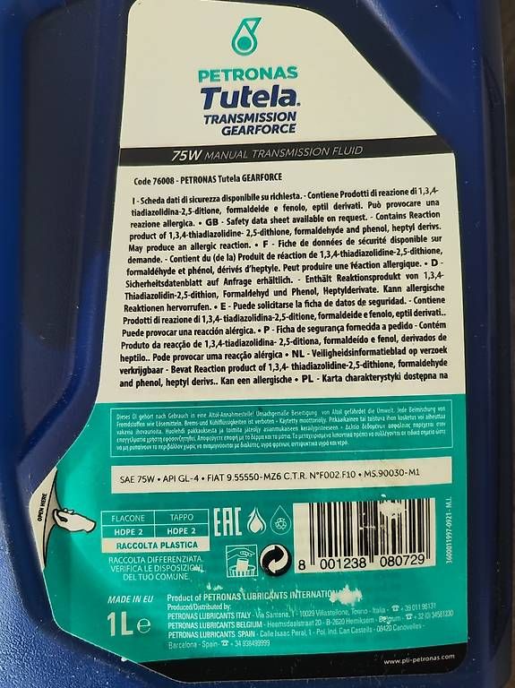 Oli & Additivi: Olio  cambio Petronas 75w – Nuovo e nell'imballaggio originale da Agno venduto da Bossaliniw 1