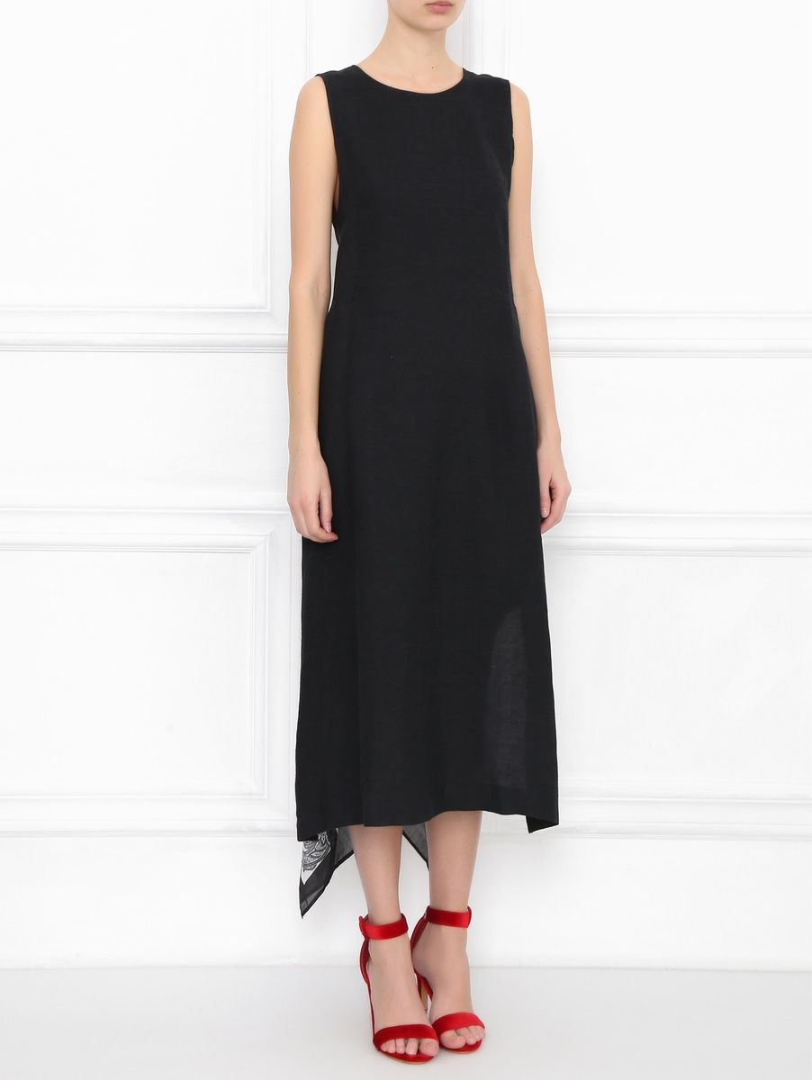 Max Mara Vestiti: Weekend Max Mara Black Linen Dress – Nuovo (secondo la descrizione) da Thalwil venduto da dia_kgx8 1