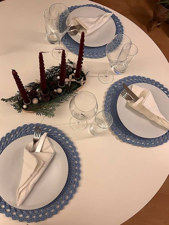 Toutes les décorations: Tischset / Tischdeko von Hand gehäkelt – Neuf avec emballage d'origine à Niederglatt ZH par Julia_4 2