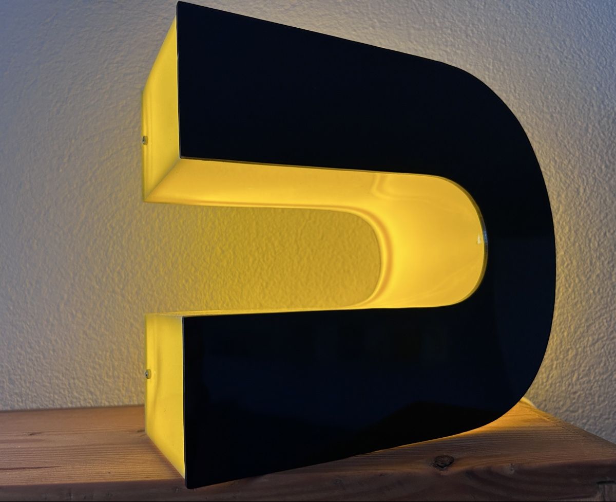 Tutte le decorazioni: Leuchtbuchstabe "U" oder C" oder "n" – Usato da Uster venduto da Stromboli7 2