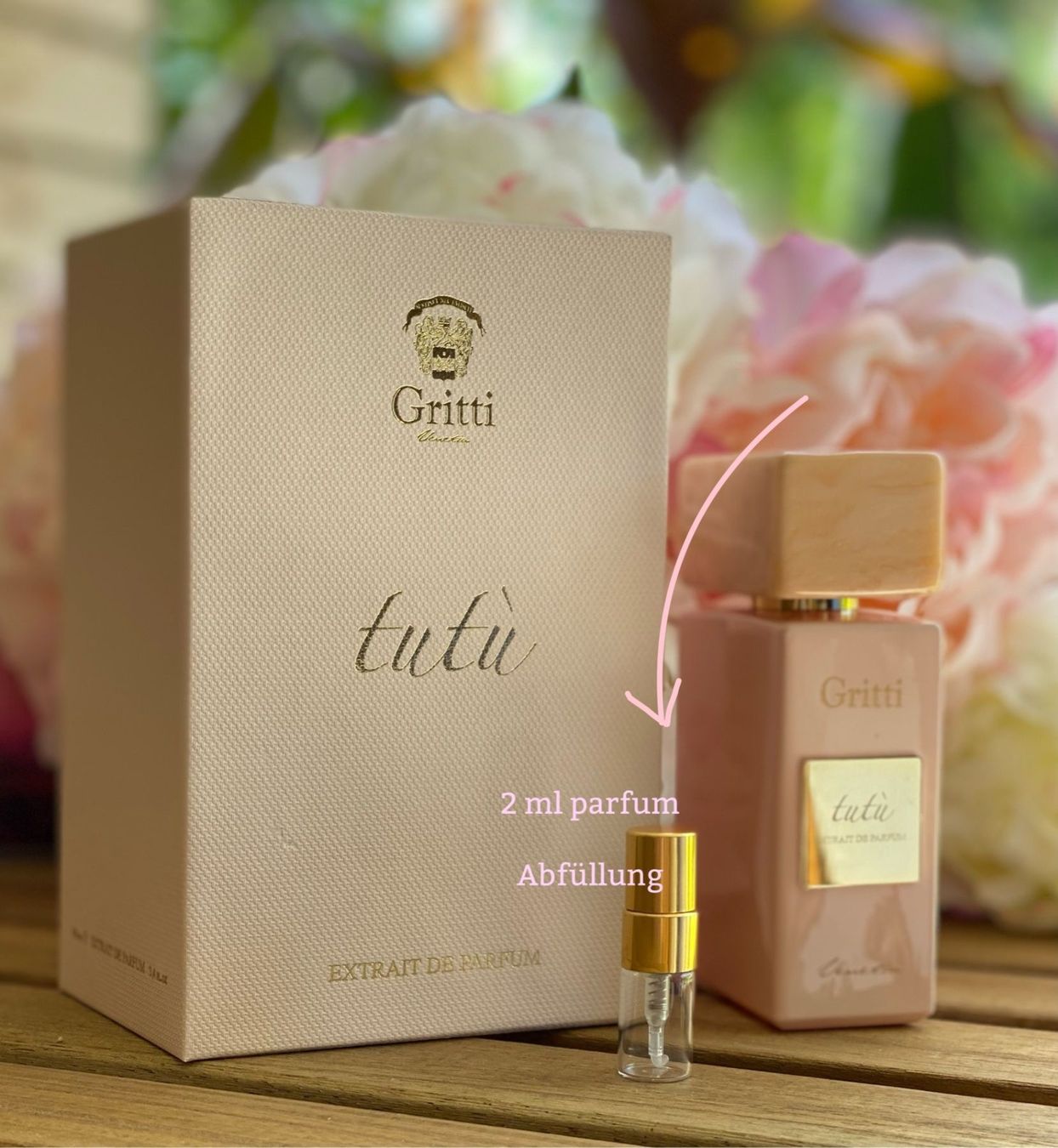 Profumi & Eau de Toilette: Tutu Gritti extrait de parfum LIMITED ADDITION 2 ml probe – Usato da Täuffelen venduto da RoyaltyBrown 1
