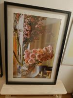 Grosser Bilderrahmen Rosen Motiv 118x84cm Vintage Chic