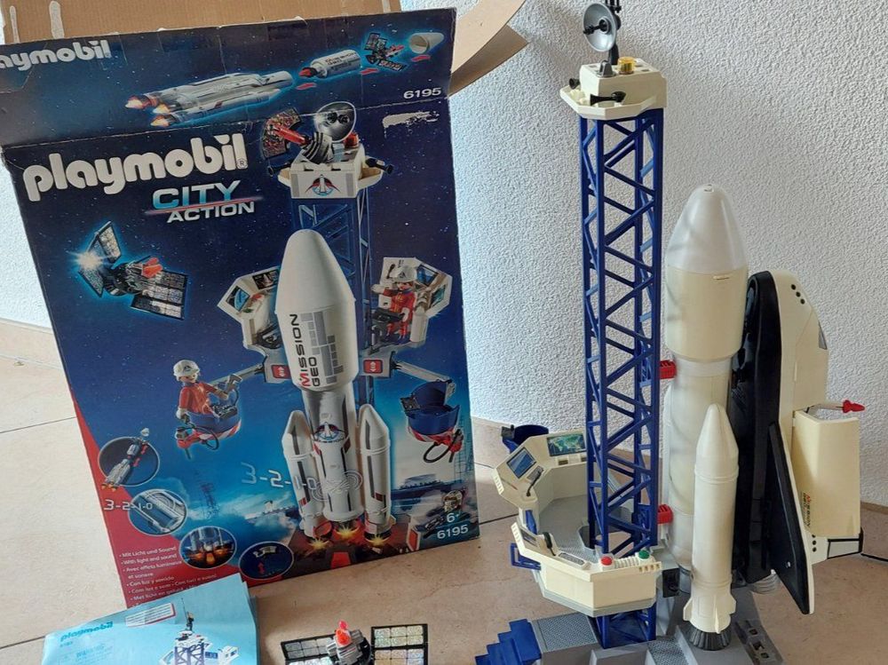 Playmobil City Action 6195 - Base De Lancement Fusée (2014) - NEUF