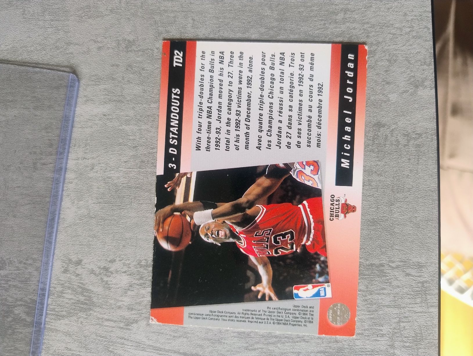 Nba Carte collezionabili: NBA Upper deck 3-D Triple Double Michael Jordan  – Usato da Martigny venduto da jul_7s5x 6