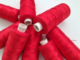 8 Madeira Tanne Spulen Vintage – 100% Baumwolle – Los 119