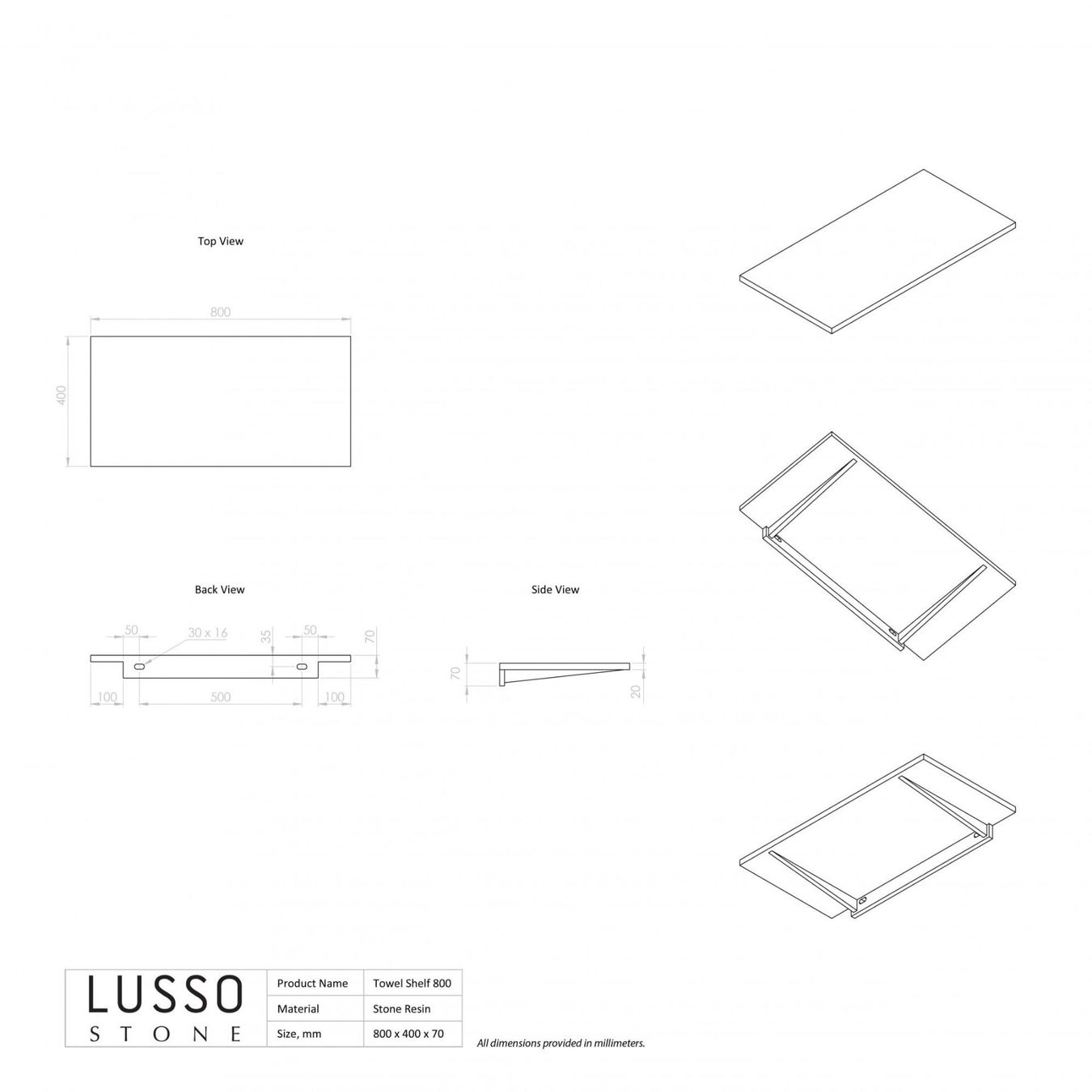 Regale: Wand-Regal / Wall Shelf, weiss / white, 80cm – Neu und originalverpackt aus Baar von mik_8qsm 2