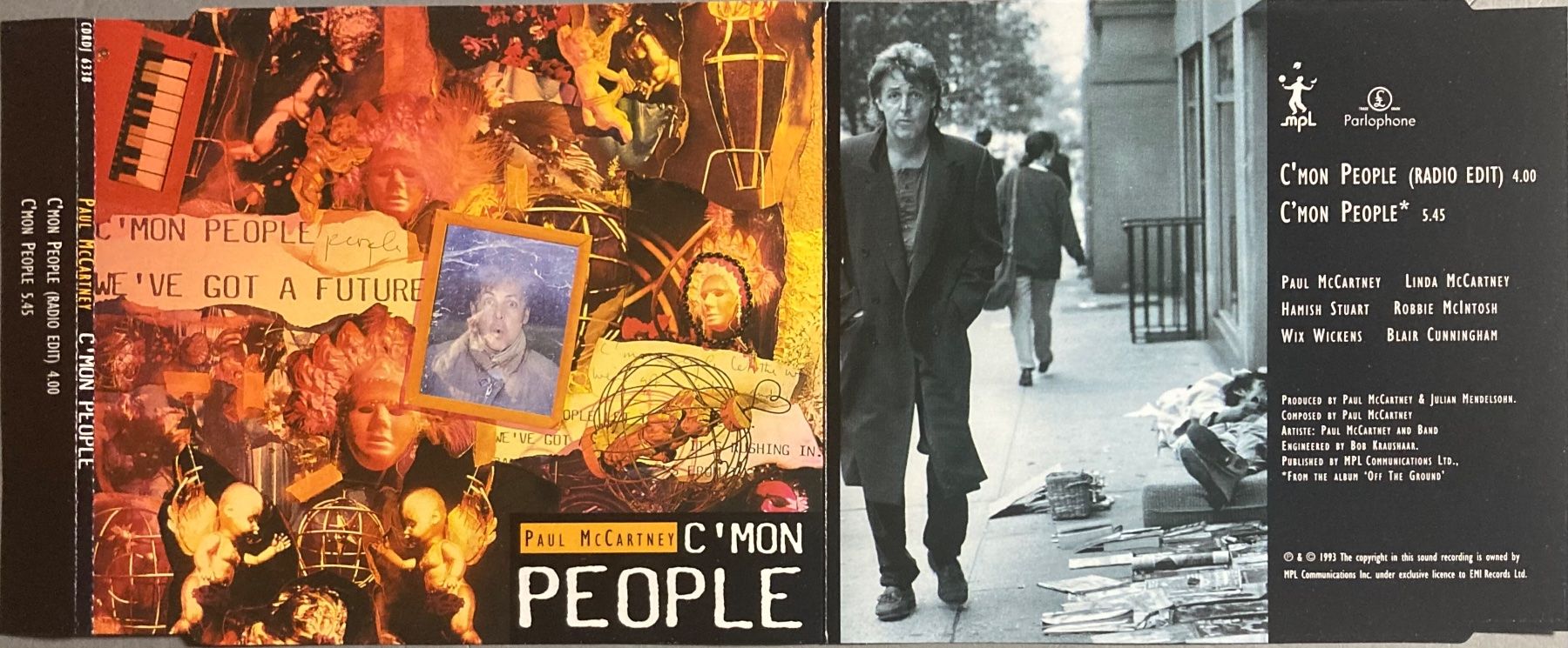 CDs: PAUL MCCARTNEY - C'MON PEOPLE – D'occasion à Poliez-Pittet par Newtown-Records