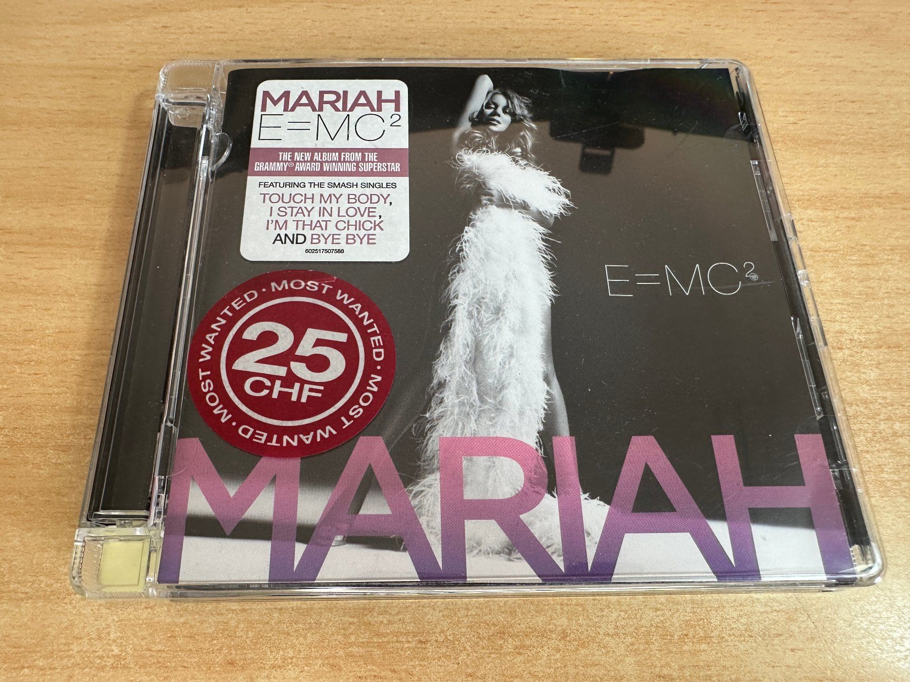 CD: P1 Mariah Carey – E=MC² – Usato da Rikon im Tösstal venduto da Alpenmutz