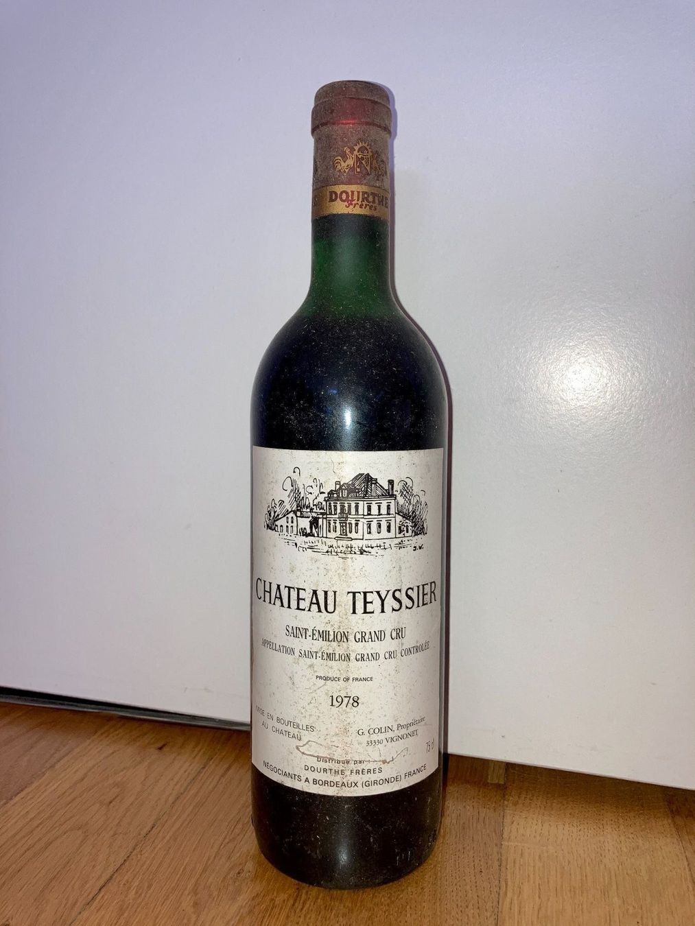 Vino: Château Teyssier 1978 – Nuovo e nell'imballaggio originale da Bern venduto da Spomme 1