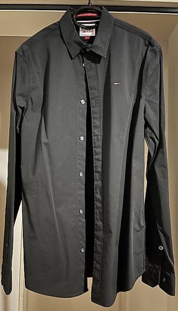 Tommy Hilfiger Hemd Slim Fit schwarz
