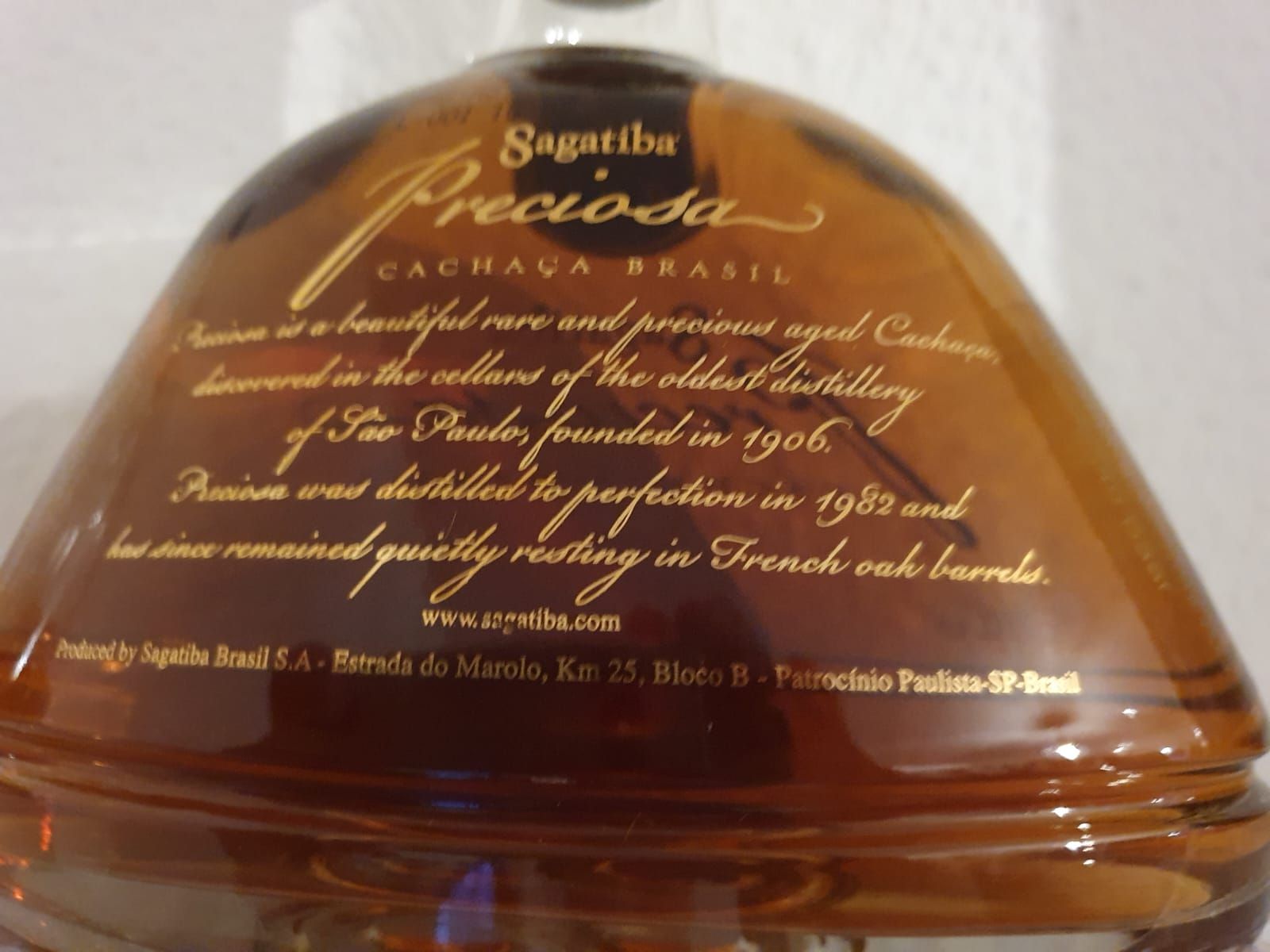 Spiritueux: Sagatiba Preciosa Cachaça 23y  – Neuf avec emballage d'origine à Langnau am Albis par jer_pm72 5