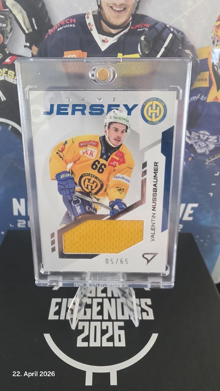 Sportzoo Carte collezionabili: SportZoo Game Jersey HCD 05/65 – Nuovo (secondo la descrizione) da Deitingen venduto da SchenkVerkauft
