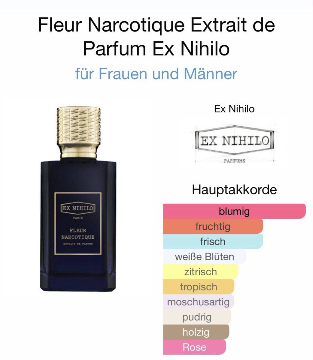 Parfum & Eau de Toilette: Ex Nihilo Fleur Narcotique Extrait – Abfüllung 2ML - Probe – Neu (gemäss Beschreibung) aus Düdingen von parfum_tester 1