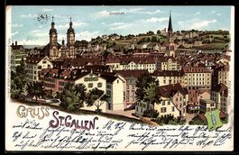 Lithographie St. Gallen, Panorama