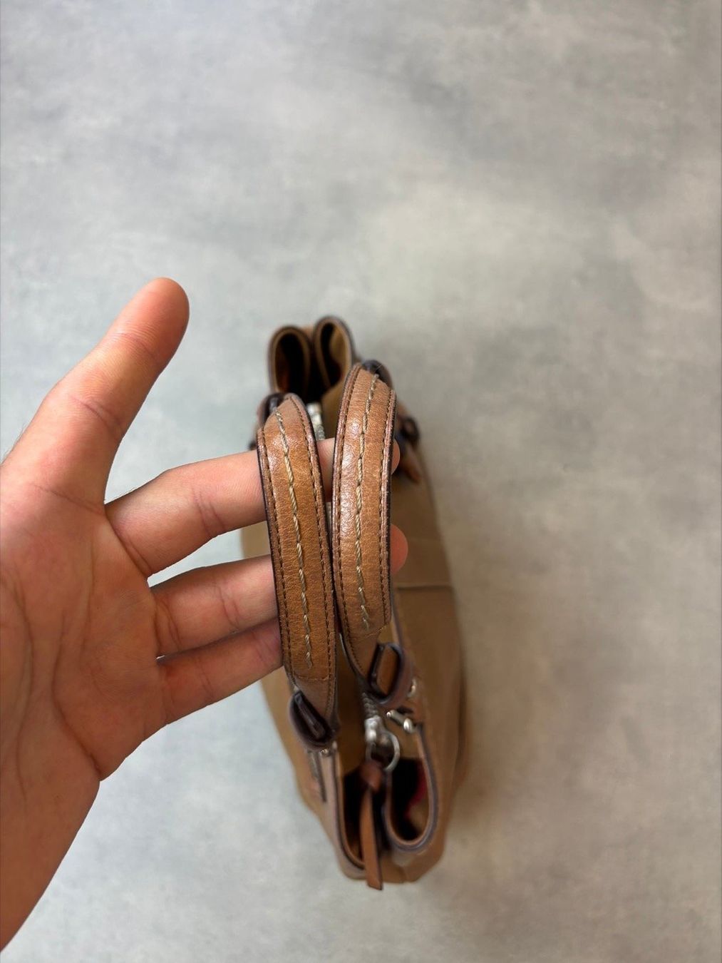 Coach Borse da donna: Coach Leather Shoulder Bag – Usato da Tägerwilen venduto da Akh.Boutique 2