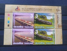 Thailand - Schweiz 90 Jahre 4Block 2021