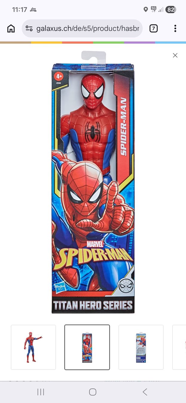 Hasbro Statuette: Marvel Spider-Man Titan Hero Series – Usato da Chur venduto da Lisamary