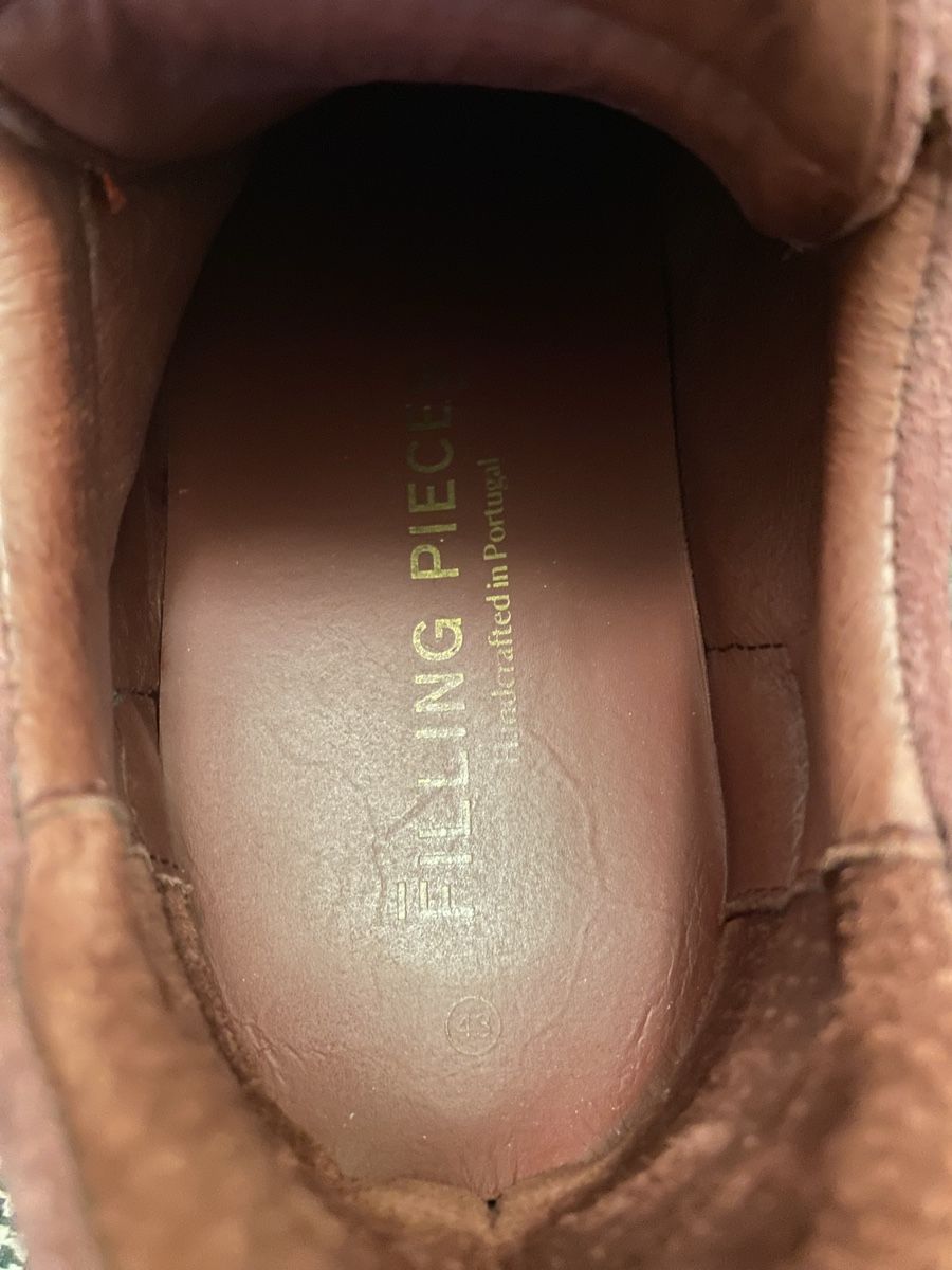 Herrenschuhe: Filling Pieces - Baskets bordeaux en daim – Neu (gemäss Beschreibung) aus Genève von TheMattiBoutique 4