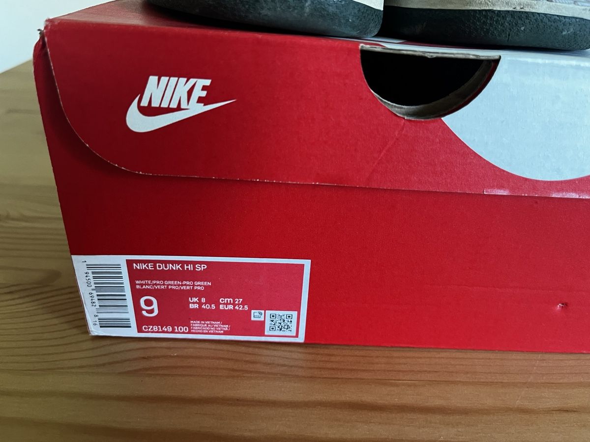 Nike Scarpe da uomo: Nike Dunk Spartan Green EU 42.5 – Usato da Liebefeld venduto da donetasy 2