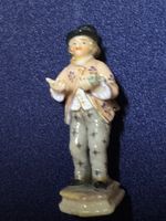 Porzellan-Figur, stehend, handbemalt, Top Zustand, Rarität!