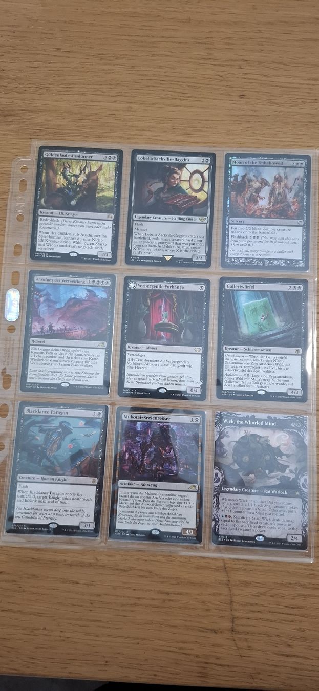 Magic The Gathering Carte collezionabili: Magic the Gathering Karten Bundle: Seltene Karten Schwarz  – Usato da Zürich venduto da rodney02 1