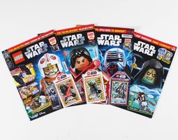 4 LEGO STAR WARS Comics, Quiz & Rätselspass für Kinder Set 4