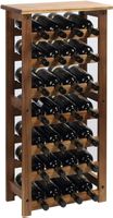 Weinregal Holz Akazie für 28 Flaschen modular Natur