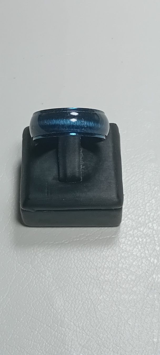 Anelli: ring edelsthal 316L,blau,,,farbe wechselen – Nuovo (secondo la descrizione) da Basel venduto da bij_5hqd 1