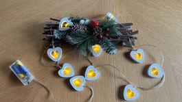 Romantische LED Herz Lichterkette