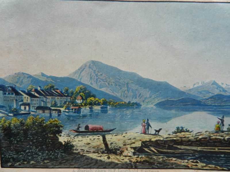 Incisioni: Zug Rigi koloriert – Usato da Risch venduto da Rischli15 1