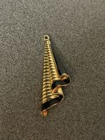 Goldiger eleganter Pendant / Anhänger-Élégant pendentif doré